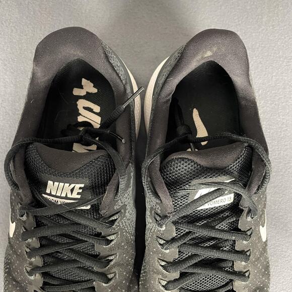 Nike Zoom Vomero 13 Shoes Mens Size 12 Black White Running Sneakers Athletic - Picture 7 of 15